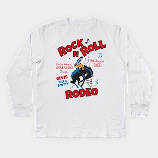 Rock N Roll Rodeo Kids Long Sleeve T-Shirt